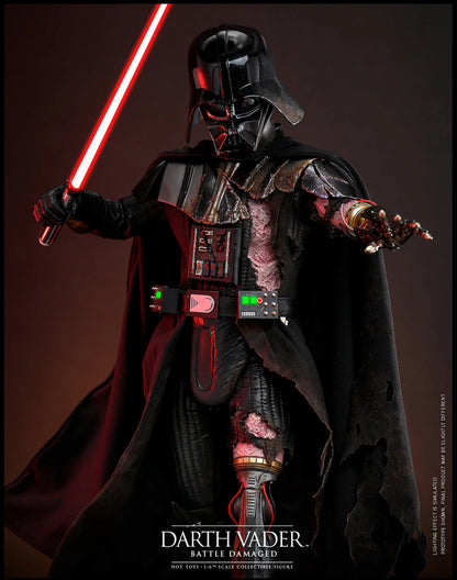 Hot Toys DX Series: Star Wars - Darth Vader En Batalla Con Luz Led Escala 1/6 Preventa