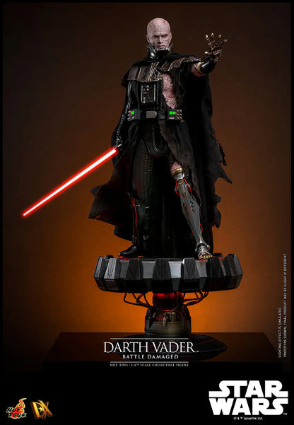 Hot Toys DX Series: Star Wars - Darth Vader En Batalla Con Luz Led Escala 1/6 Preventa