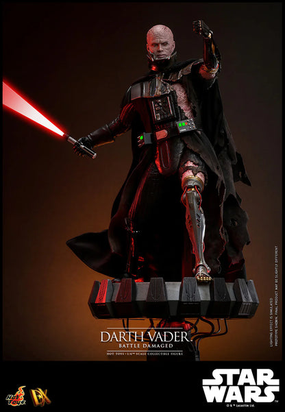 Hot Toys DX Series: Star Wars - Darth Vader En Batalla Con Luz Led Escala 1/6 Preventa