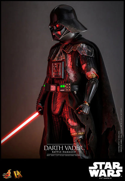 Hot Toys DX Series: Star Wars - Darth Vader En Batalla Con Luz Led Escala 1/6 Preventa