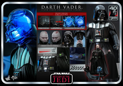 Hot Toys Star Wars: Return Of The Jedi 40 Aniversario - Darth Vader Deluxe Escala 1/6 Preventa