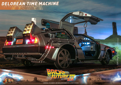 Hot Toys Movie Masterpiece Series: Volver Al Futuro Parte III - Maquina Del Tiempo Delorean Escala 1/6 Preventa