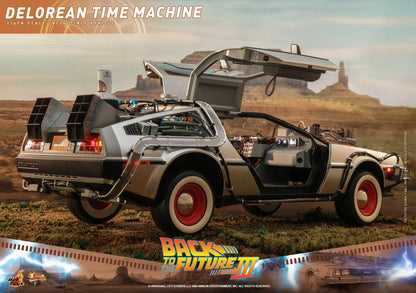 Hot Toys Movie Masterpiece Series: Volver Al Futuro Parte III - Maquina Del Tiempo Delorean Escala 1/6 Preventa