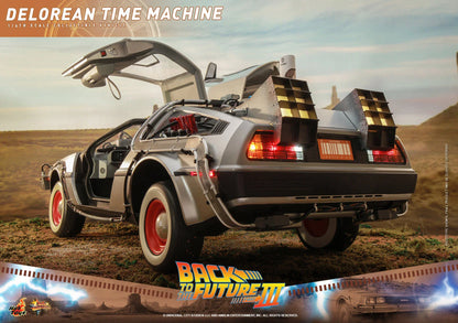 Hot Toys Movie Masterpiece Series: Volver Al Futuro Parte III - Maquina Del Tiempo Delorean Escala 1/6 Preventa