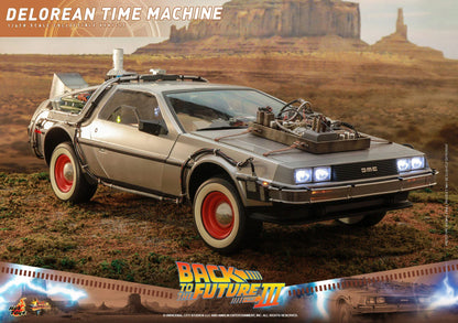 Hot Toys Movie Masterpiece Series: Volver Al Futuro Parte III - Maquina Del Tiempo Delorean Escala 1/6 Preventa