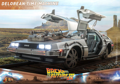 Hot Toys Movie Masterpiece Series: Volver Al Futuro Parte III - Maquina Del Tiempo Delorean Escala 1/6 Preventa