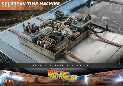 Hot Toys Movie Masterpiece Series: Volver Al Futuro Parte III - Maquina Del Tiempo Delorean Escala 1/6 Preventa