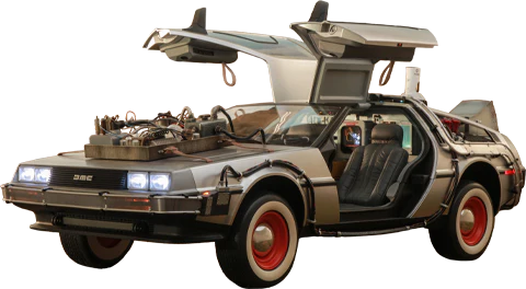 Hot Toys Movie Masterpiece Series: Volver Al Futuro Parte III - Maquina Del Tiempo Delorean Escala 1/6 Preventa