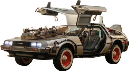 Hot Toys Movie Masterpiece Series: Volver Al Futuro Parte III - Maquina Del Tiempo Delorean Escala 1/6 Preventa