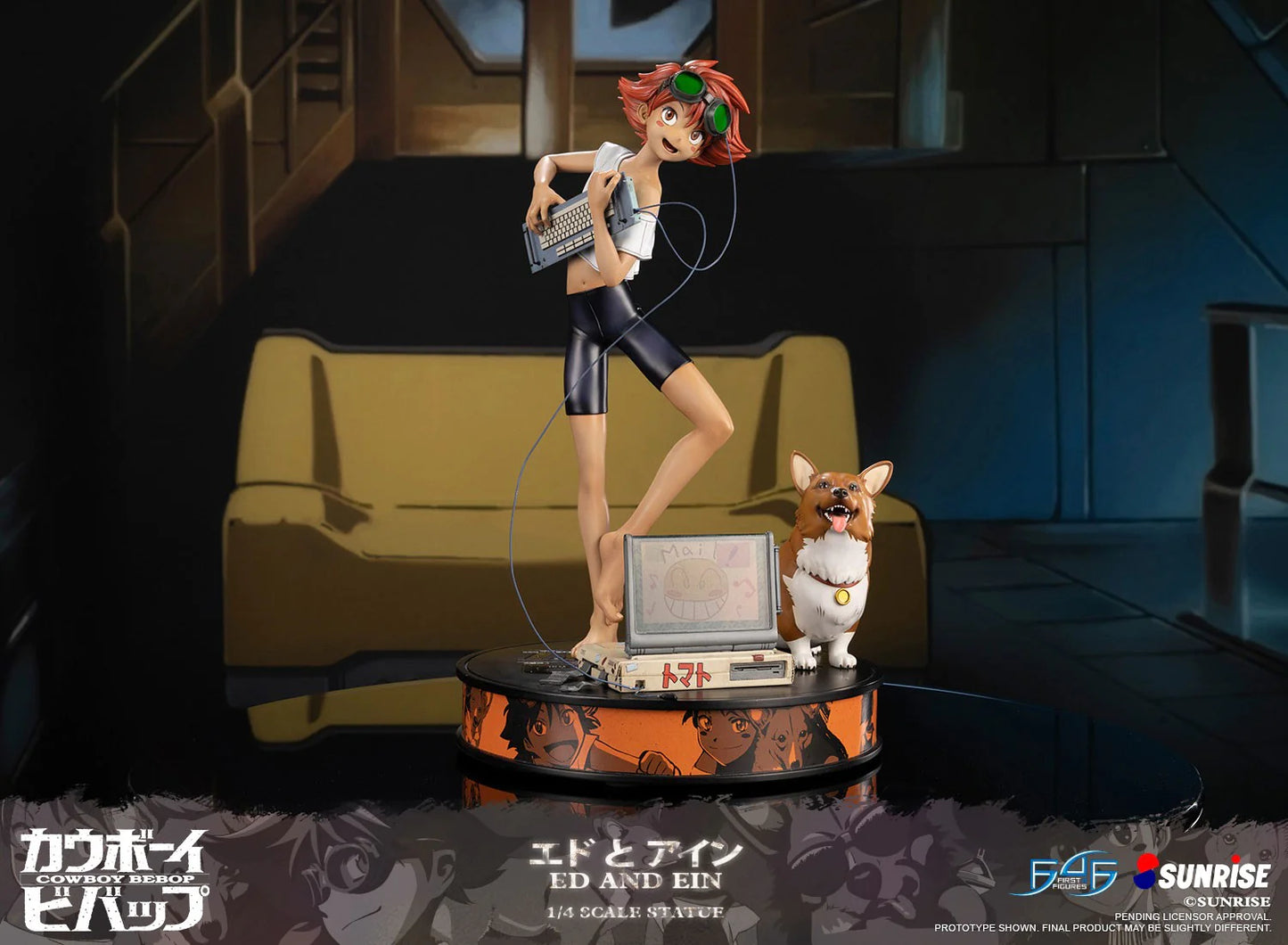 First 4 Figures: Cowboy Bebop - Ed y Ein Escala 1/8 Preventa