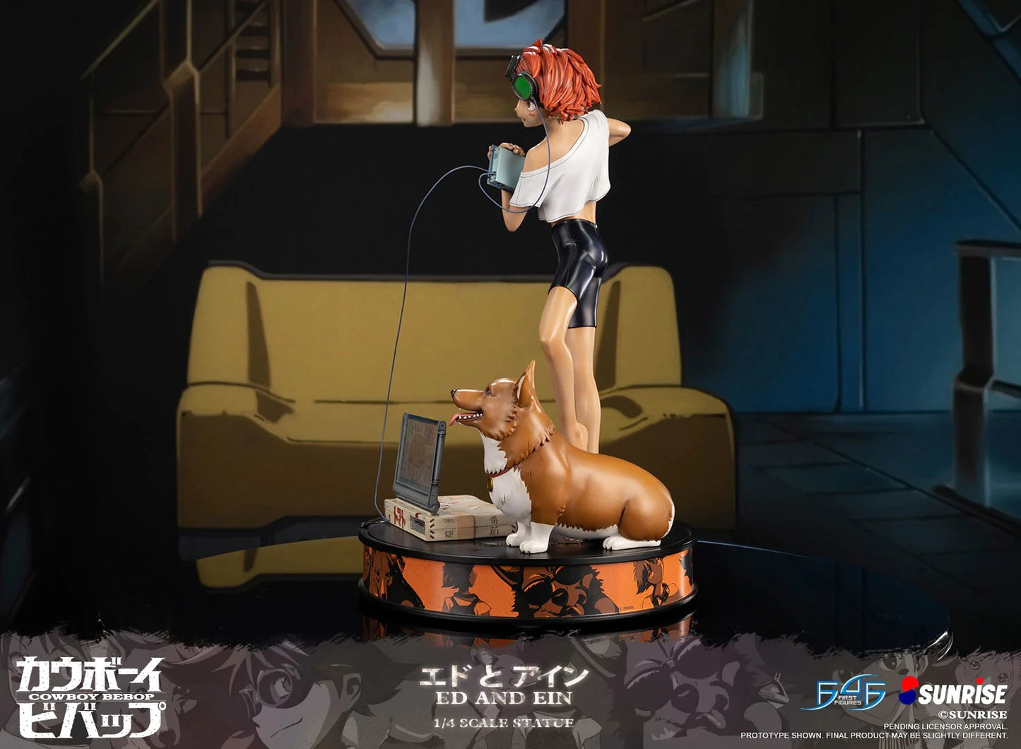 First 4 Figures: Cowboy Bebop - Ed y Ein Escala 1/8 Preventa