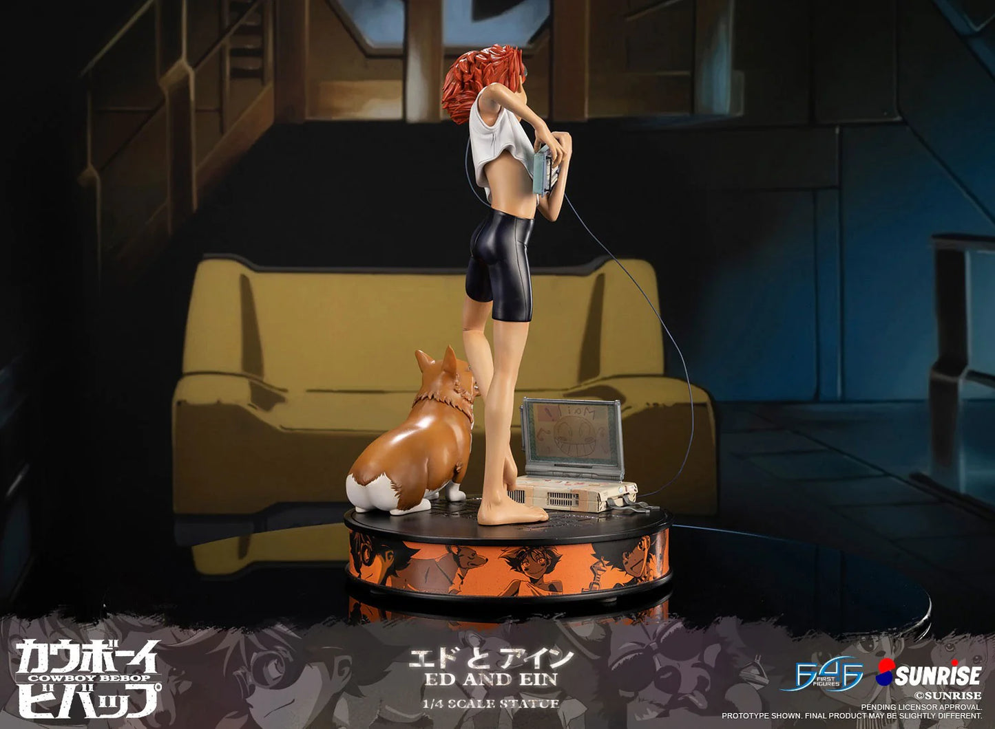 First 4 Figures: Cowboy Bebop - Ed y Ein Escala 1/8 Preventa