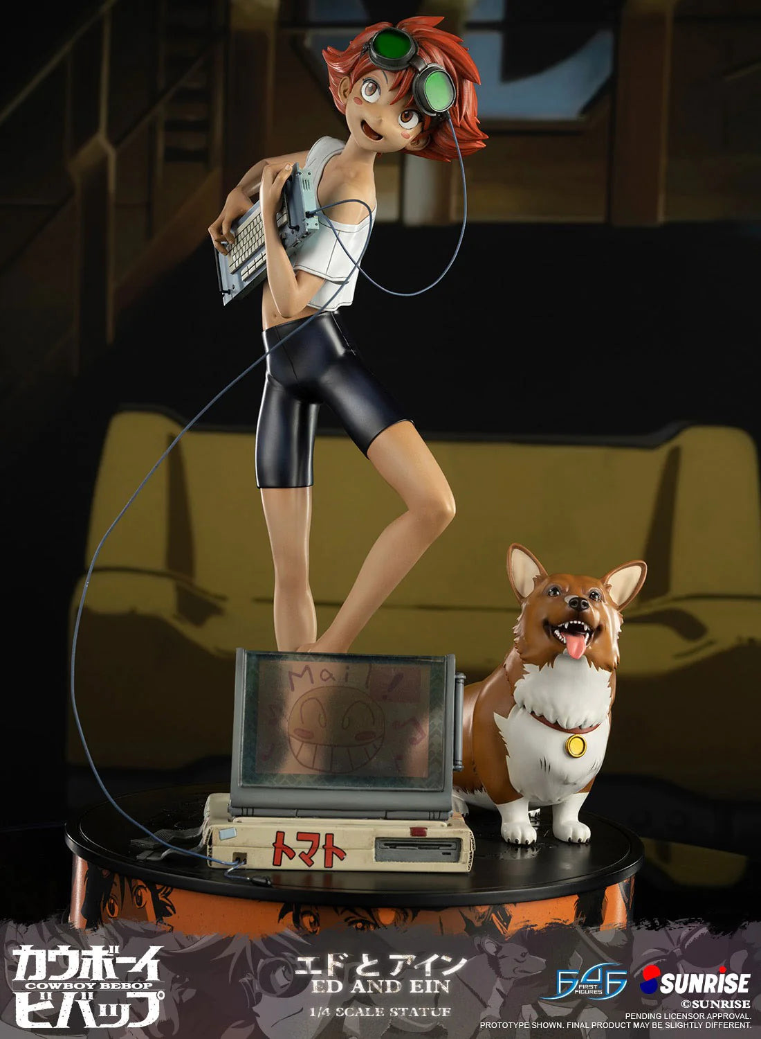 First 4 Figures: Cowboy Bebop - Ed y Ein Escala 1/8 Preventa