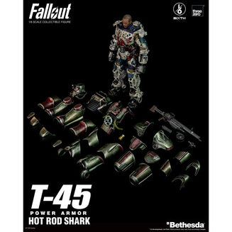 Threezero: Fallout - T-45 Hot Rod Shark Power Armor Escala 1/6 Preventa