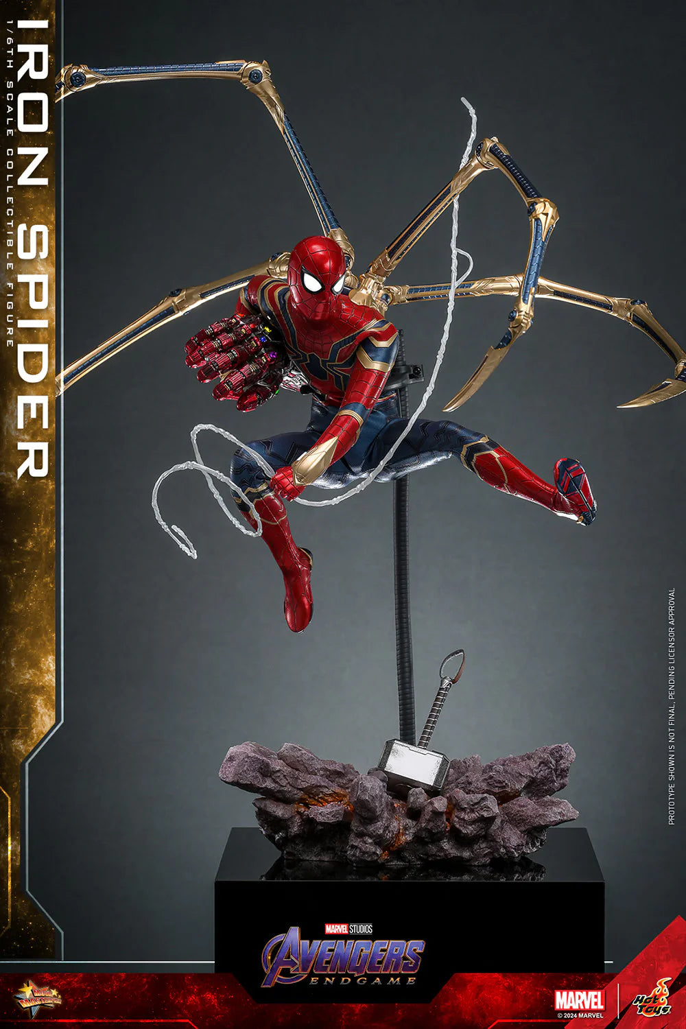 Hot Toys Movie Masterpiece Series: Marvel Avengers Endgame - Iron Spider Escala 1/6 Preventa