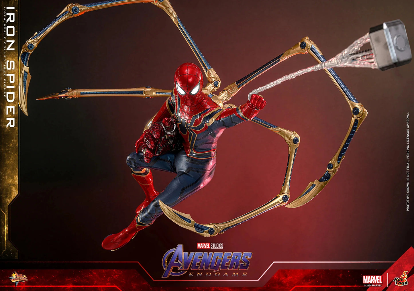 Hot Toys Movie Masterpiece Series: Marvel Avengers Endgame - Iron Spider Escala 1/6 Preventa