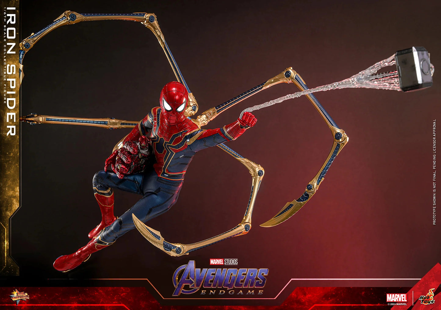 Hot Toys Movie Masterpiece Series: Marvel Avengers Endgame - Iron Spider Escala 1/6 Preventa