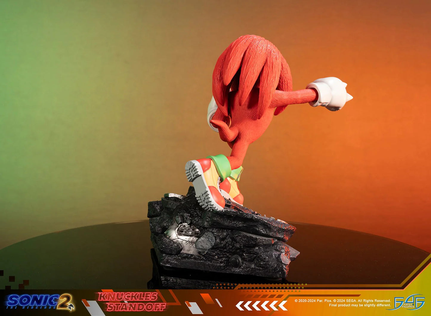 First 4 Figures: Sonic the Hedgehog 2 - Knuckles Standoff Estandar 11 Pulgadas Preventa