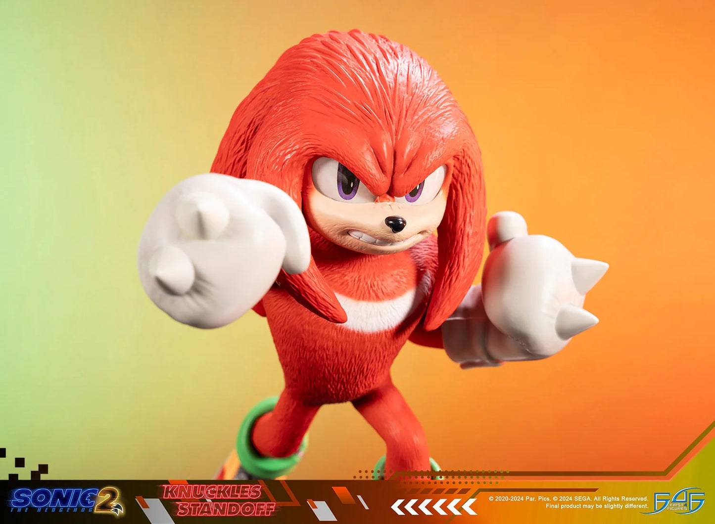 First 4 Figures: Sonic the Hedgehog 2 - Knuckles Standoff Estandar 11 Pulgadas Preventa