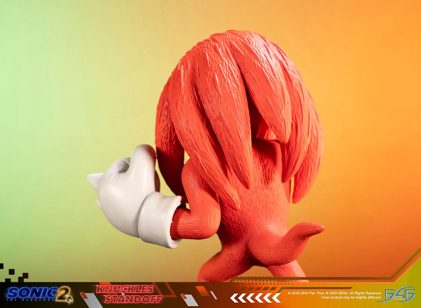 First 4 Figures: Sonic the Hedgehog 2 - Knuckles Standoff Estandar 11 Pulgadas Preventa