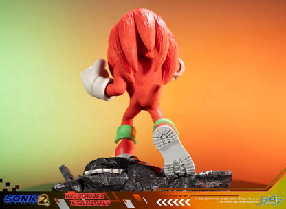 First 4 Figures: Sonic the Hedgehog 2 - Knuckles Standoff Estandar 11 Pulgadas Preventa