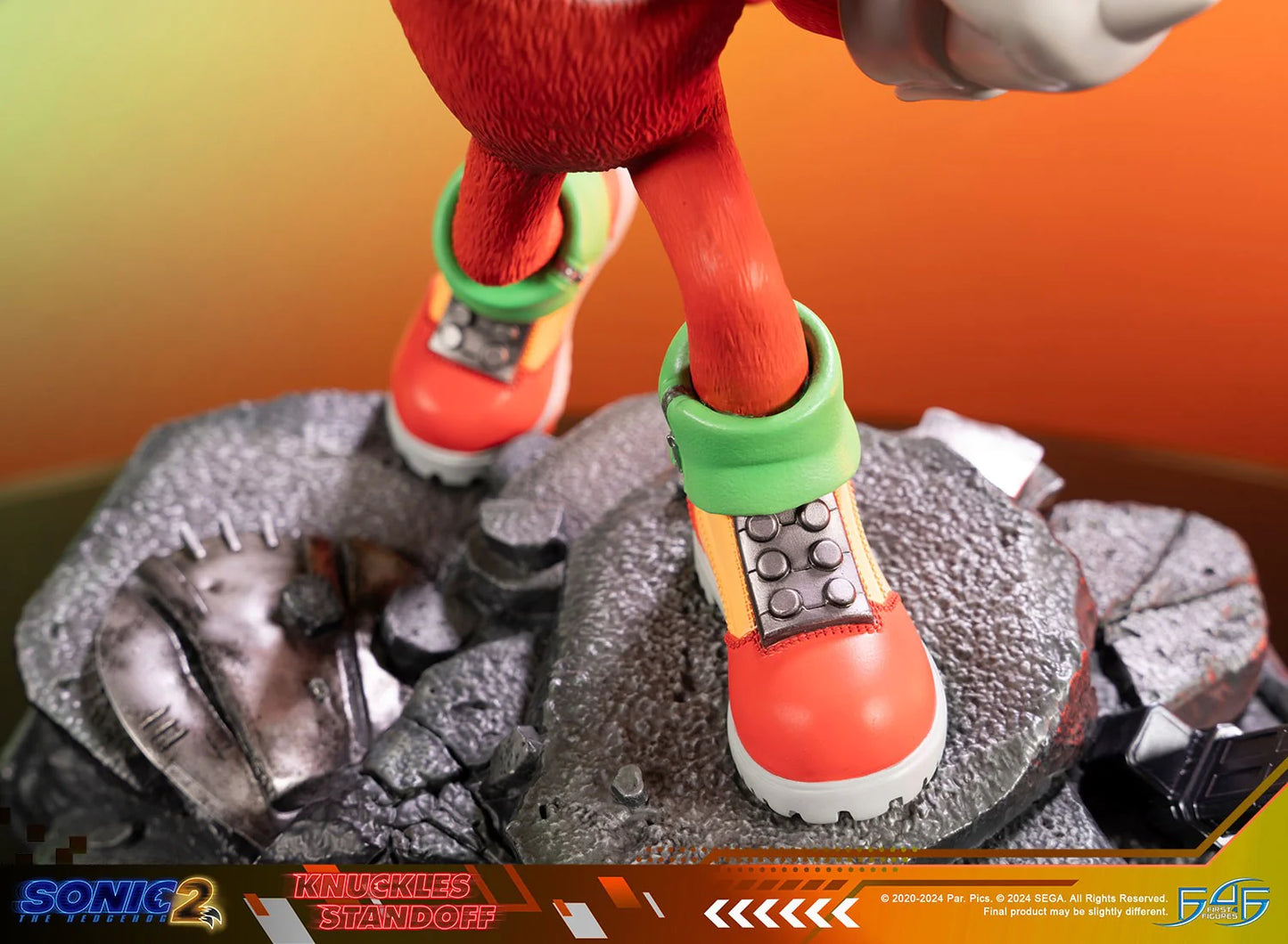 First 4 Figures: Sonic the Hedgehog 2 - Knuckles Standoff Estandar 11 Pulgadas Preventa