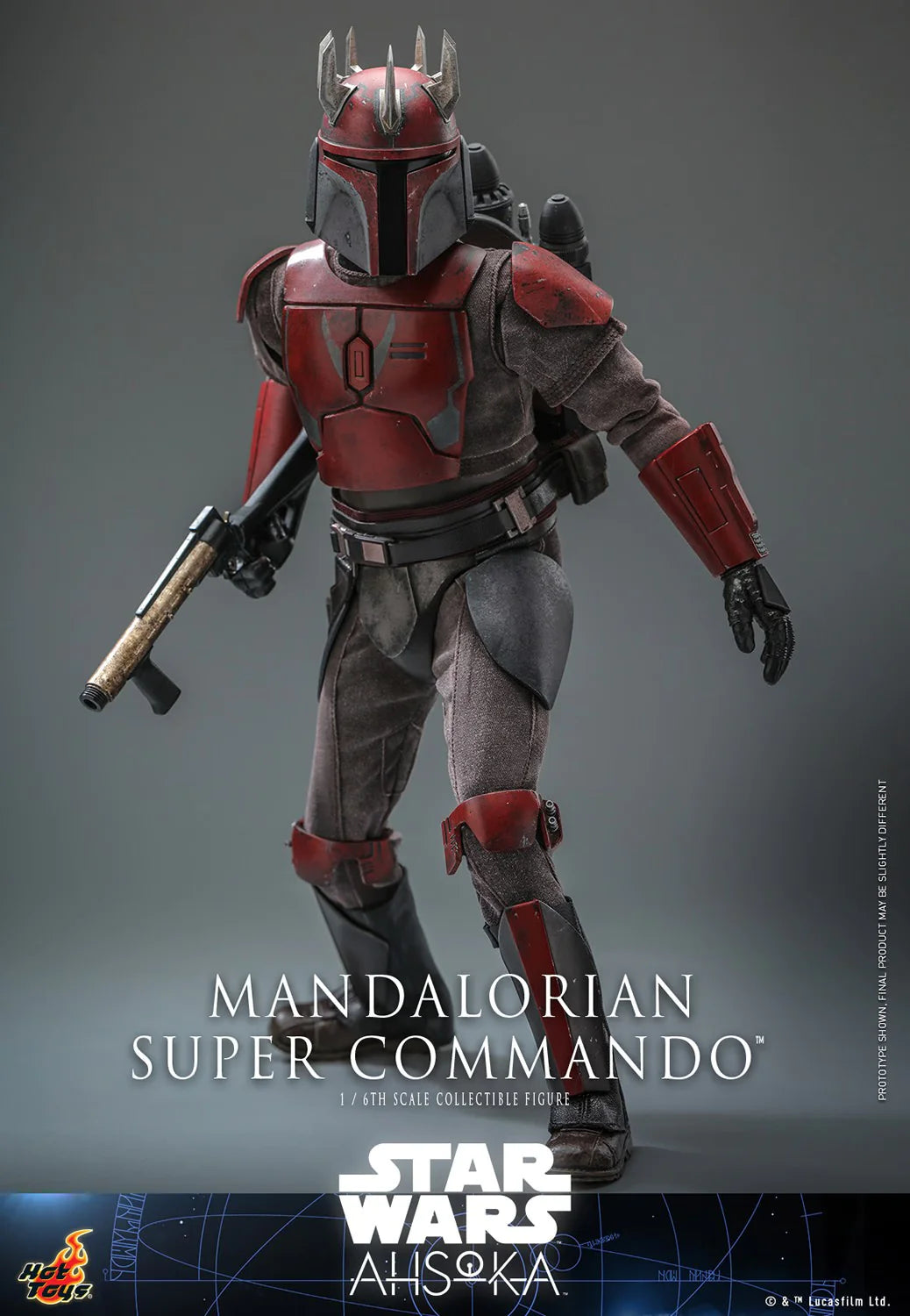 Hot Toys Television Masterpiece Series: Star Wars Ahsoka - Mandalorian Super Commando Escala 1/6 Preventa