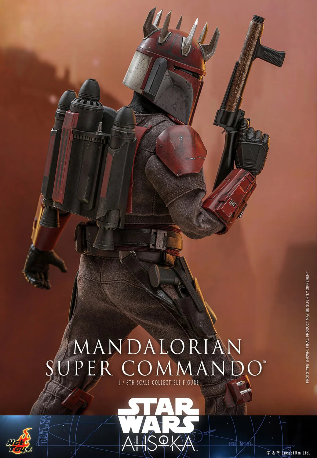 Hot Toys Television Masterpiece Series: Star Wars Ahsoka - Mandalorian Super Commando Escala 1/6 Preventa