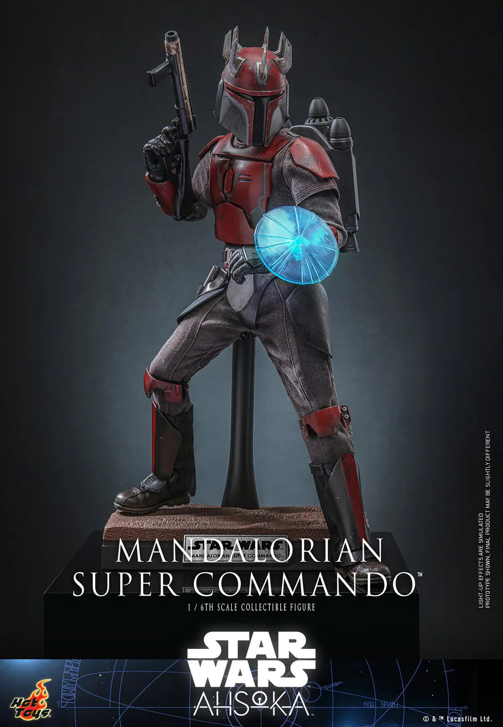 Hot Toys Television Masterpiece Series: Star Wars Ahsoka - Mandalorian Super Commando Escala 1/6 Preventa