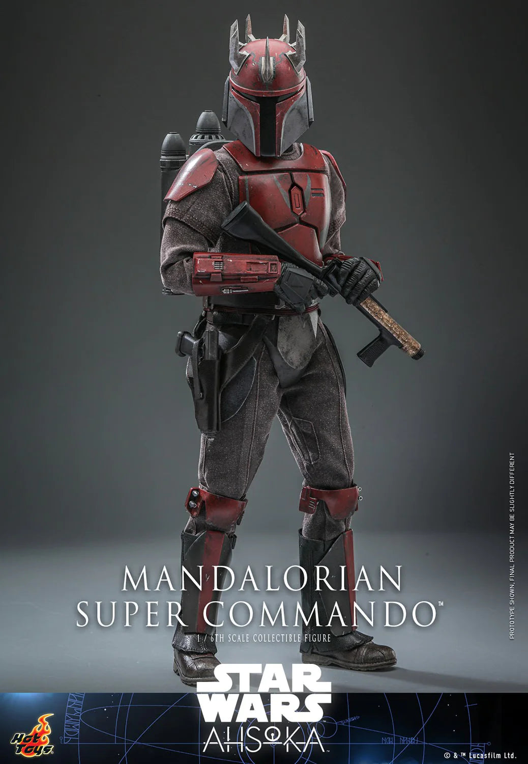 Hot Toys Television Masterpiece Series: Star Wars Ahsoka - Mandalorian Super Commando Escala 1/6 Preventa