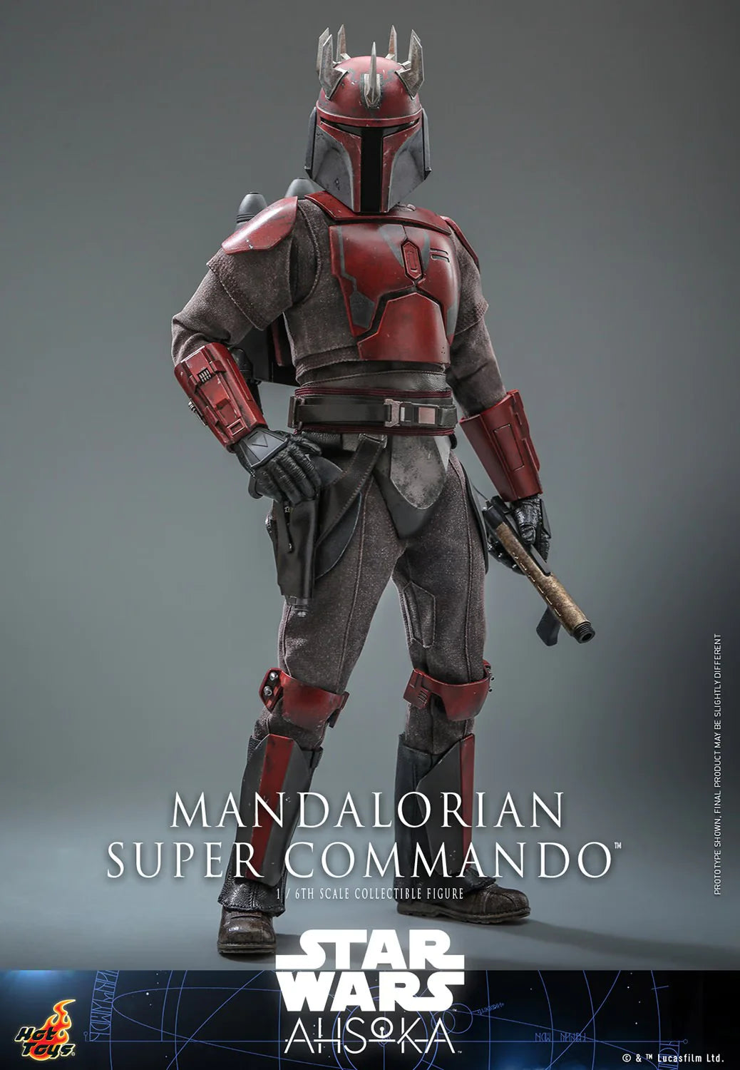 Hot Toys Television Masterpiece Series: Star Wars Ahsoka - Mandalorian Super Commando Escala 1/6 Preventa