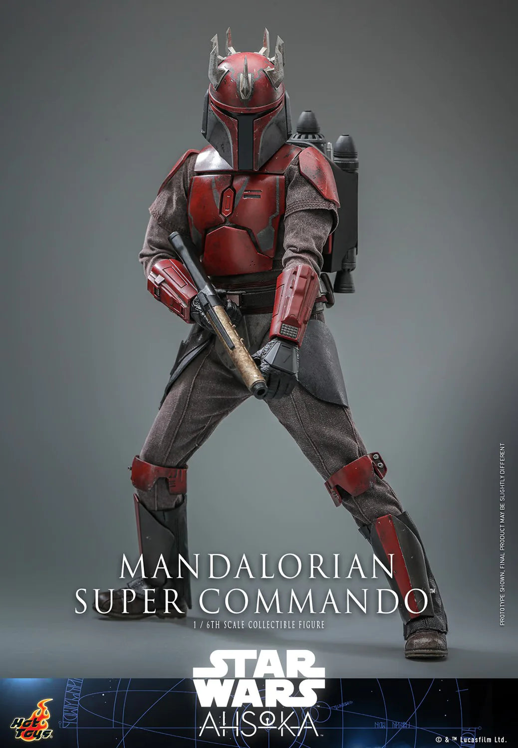 Hot Toys Television Masterpiece Series: Star Wars Ahsoka - Mandalorian Super Commando Escala 1/6 Preventa