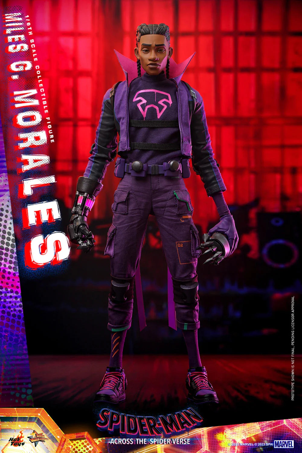 Hot Toys Movie Masterpiece Series: Marvel Spiderman Across The SpiderVerse - Miles G Morales Escala 1/6 Preventa