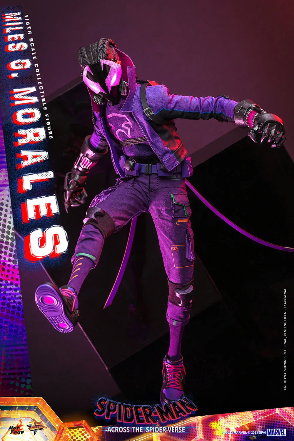 Hot Toys Movie Masterpiece Series: Marvel Spiderman Across The SpiderVerse - Miles G Morales Escala 1/6 Preventa