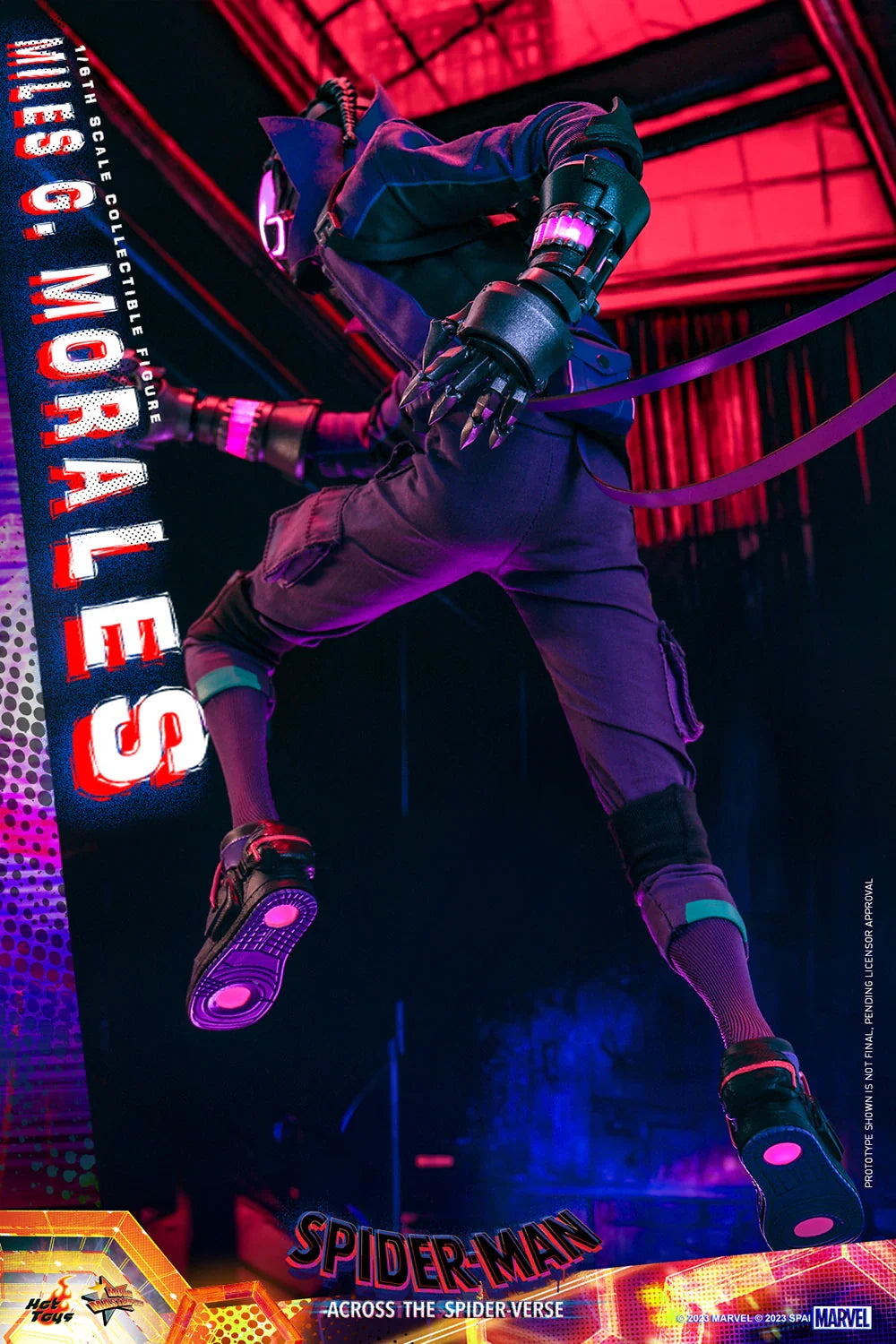 Hot Toys Movie Masterpiece Series: Marvel Spiderman Across The SpiderVerse - Miles G Morales Escala 1/6 Preventa