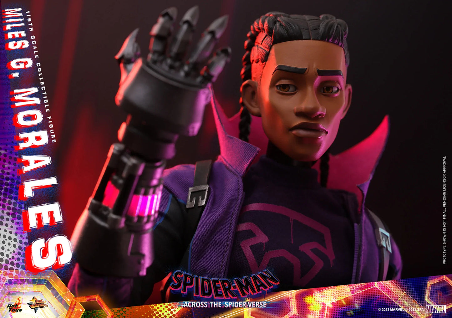 Hot Toys Movie Masterpiece Series: Marvel Spiderman Across The SpiderVerse - Miles G Morales Escala 1/6 Preventa