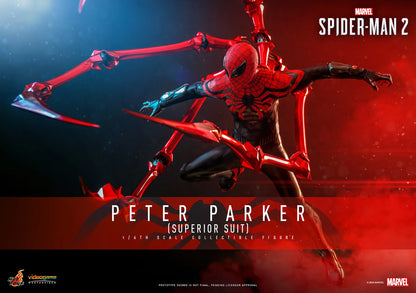 Hot Toys Video Game Masterpiece Series: Marvel Spiderman 2 - Peter Parker Traje Superior Escala 1/ 6 Preventa