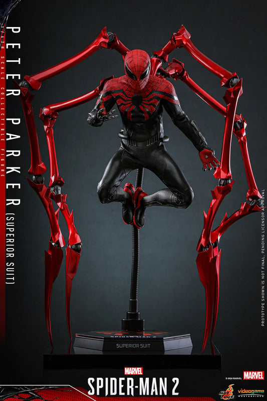 Hot Toys Video Game Masterpiece Series: Marvel Spiderman 2 - Peter Parker Traje Superior Escala 1/ 6 Preventa