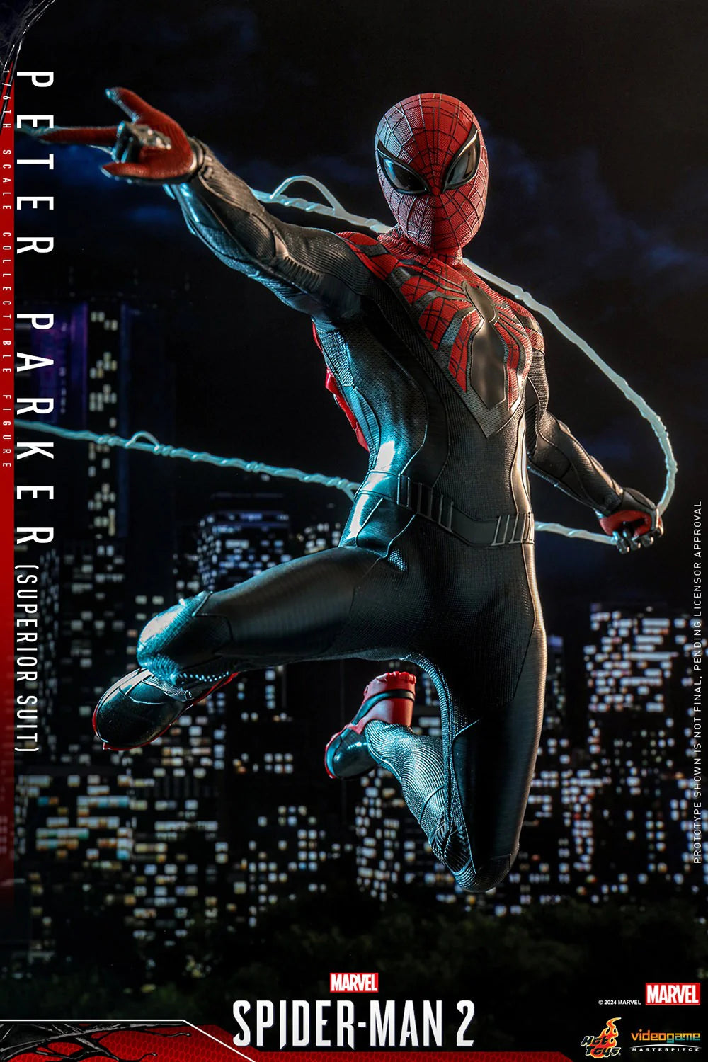 Hot Toys Video Game Masterpiece Series: Marvel Spiderman 2 - Peter Parker Traje Superior Escala 1/ 6 Preventa