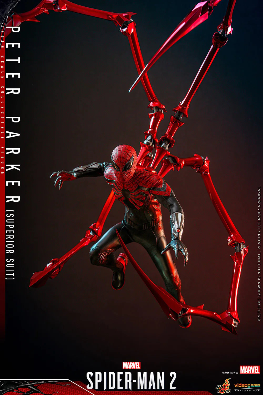 Hot Toys Video Game Masterpiece Series: Marvel Spiderman 2 - Peter Parker Traje Superior Escala 1/ 6 Preventa