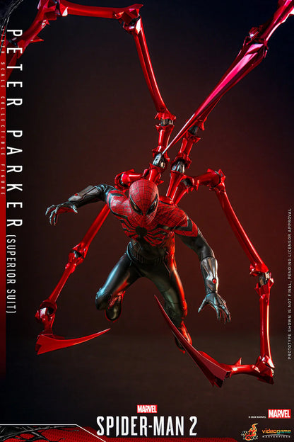 Hot Toys Video Game Masterpiece Series: Marvel Spiderman 2 - Peter Parker Traje Superior Escala 1/ 6 Preventa