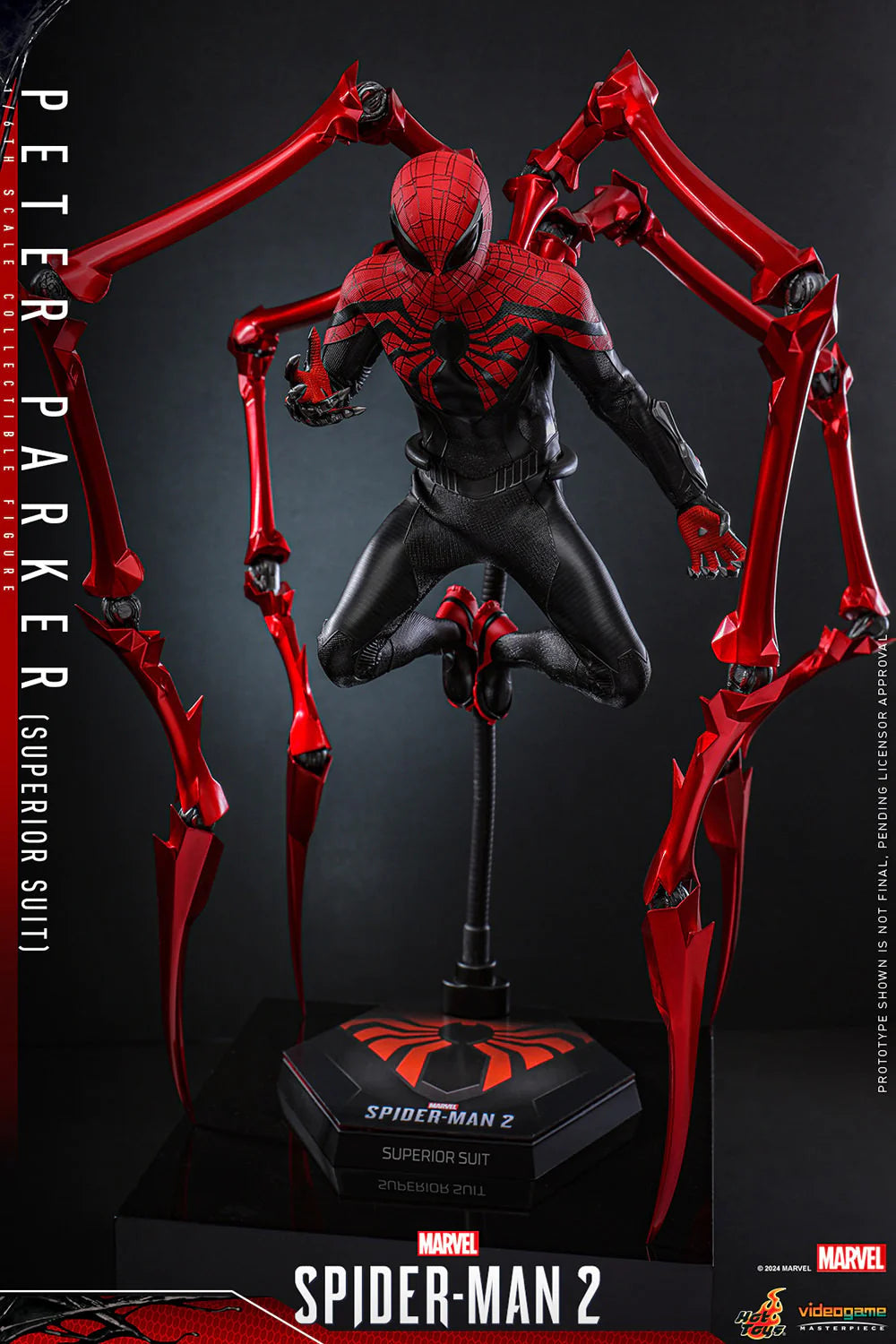 Hot Toys Video Game Masterpiece Series: Marvel Spiderman 2 - Peter Parker Traje Superior Escala 1/ 6 Preventa