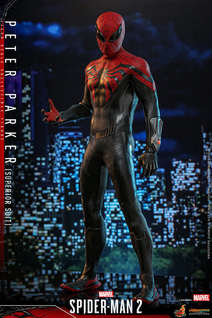 Hot Toys Video Game Masterpiece Series: Marvel Spiderman 2 - Peter Parker Traje Superior Escala 1/ 6 Preventa