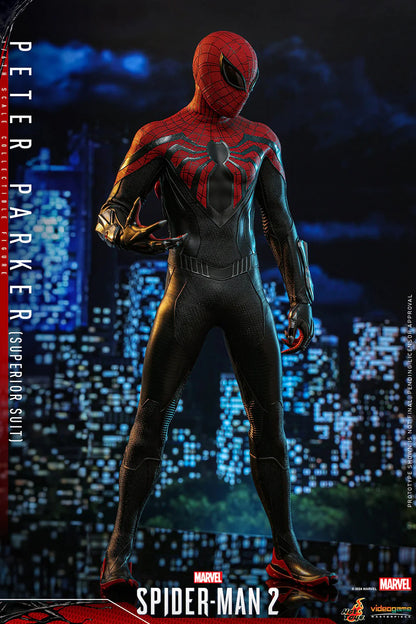 Hot Toys Video Game Masterpiece Series: Marvel Spiderman 2 - Peter Parker Traje Superior Escala 1/ 6 Preventa