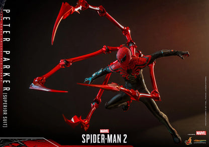 Hot Toys Video Game Masterpiece Series: Marvel Spiderman 2 - Peter Parker Traje Superior Escala 1/ 6 Preventa