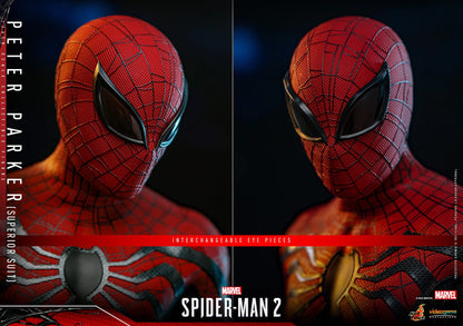 Hot Toys Video Game Masterpiece Series: Marvel Spiderman 2 - Peter Parker Traje Superior Escala 1/ 6 Preventa