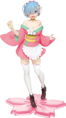 Taito Prize Figure: Re Zero Starting Life In Another World - Rem Sakura