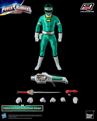 Threezero Figzero: Power Rangers Turbo - Green Ranger Escala 1/6 Preventa