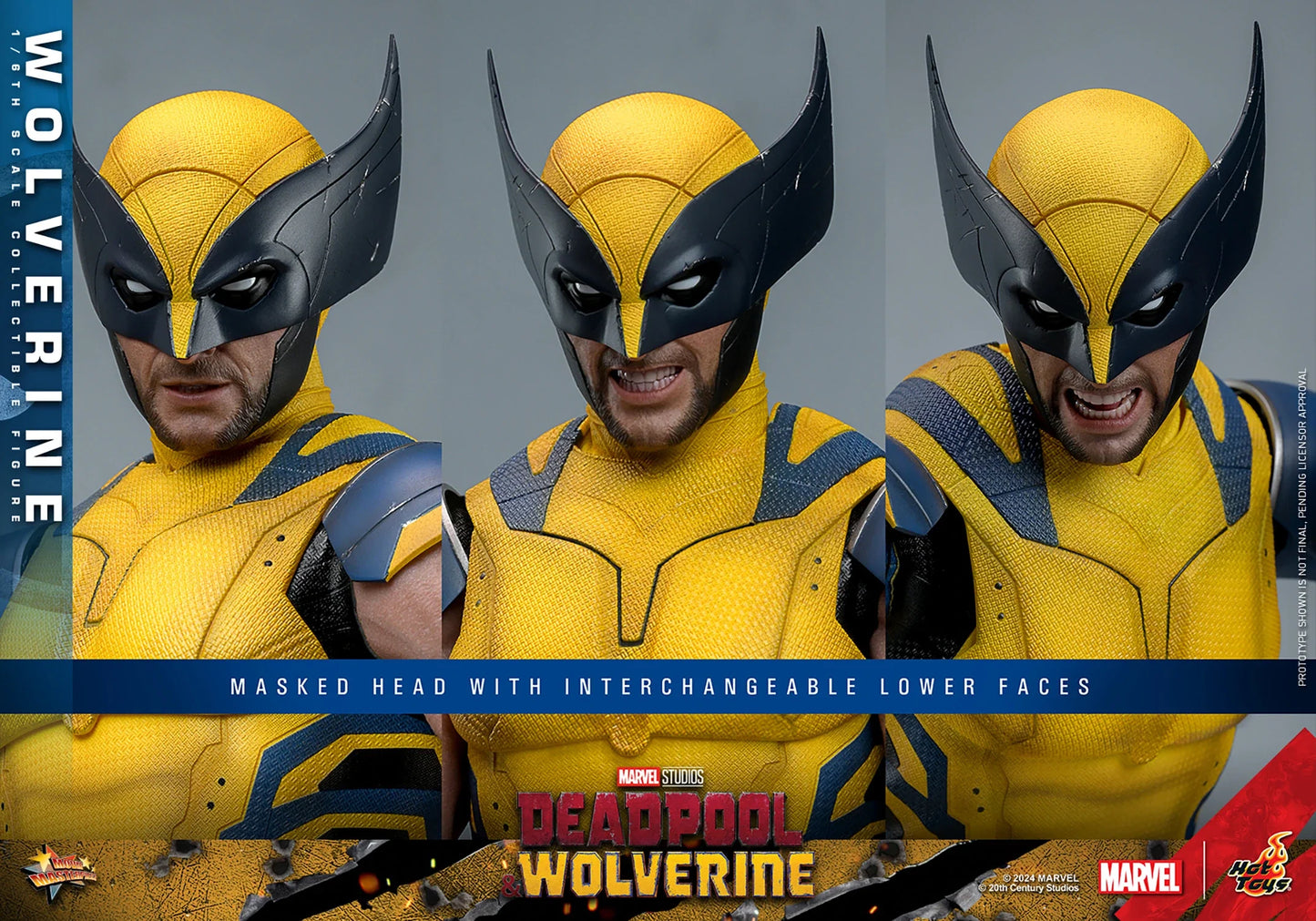 Hot Toys Movie Masterpiece Series: Marvel Deadpool y Wolverine - Wolverine Escala 1/6 Preventa