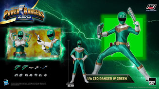 Threezero FigZero: Power Rangers Zeo - Ranger Verde Zeo IV Escala 1/6 Preventa